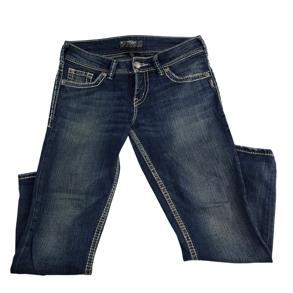 Silver‎ Jeans Co Suki Capri Women's Denim Jeans Size 28 Western Glove Works